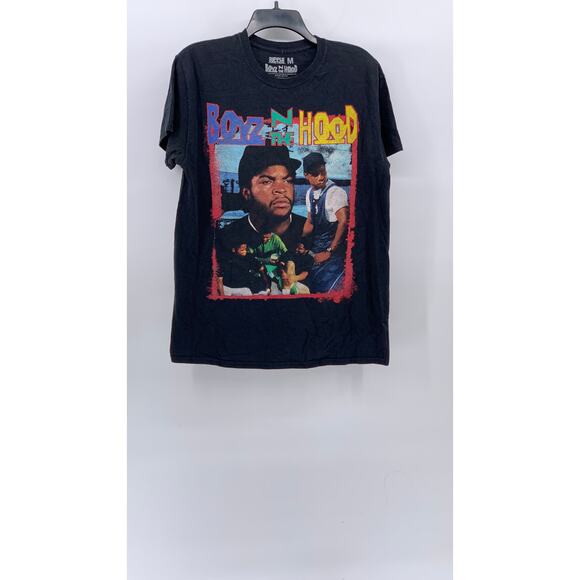 RIPPLE JUNCTION Men's Black Boyz N The Hood Graphic Short Sleeve T-Shirt SZ M - Picture 1 of 7